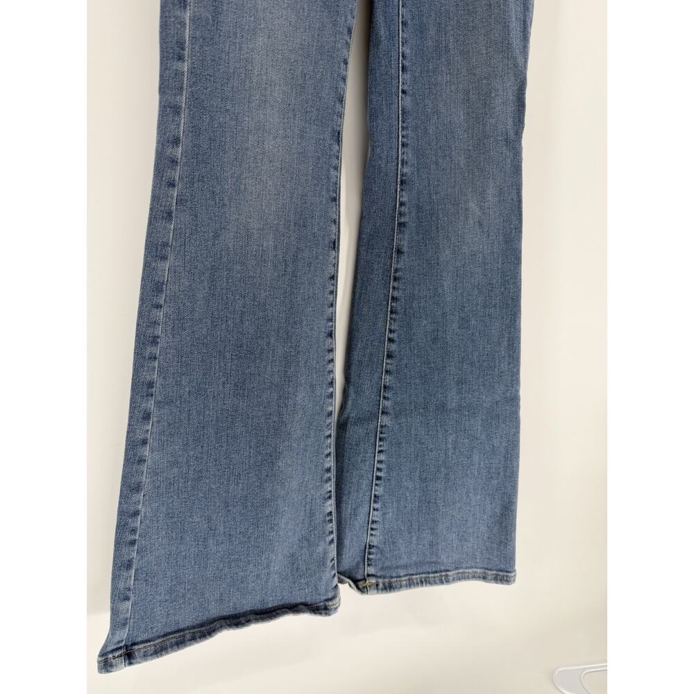 We The Free Blue Ultra High Waist Jayde Flared Women's Jeans Size 27 Free People - Picture 3 of 8